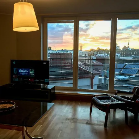 Luxury Penthouse With Sauna And Terrace Appartamento Reval